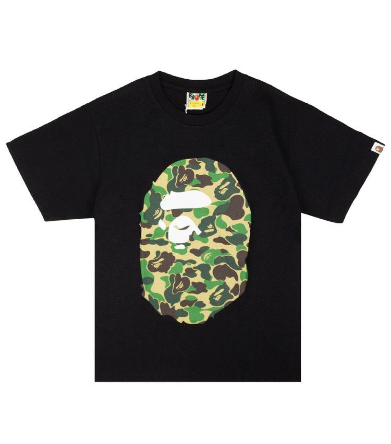 Bape ABC Camo Big Ape Head Tee Black