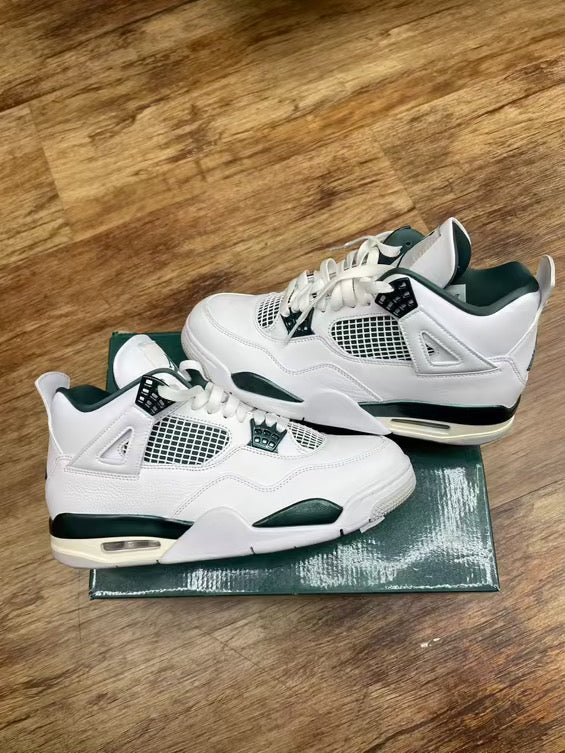 Used Jordan 4 oxidized green