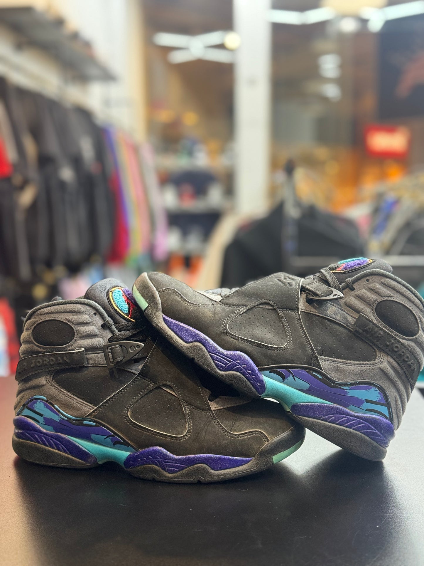Used Jordan 8 “Aqua” No Box