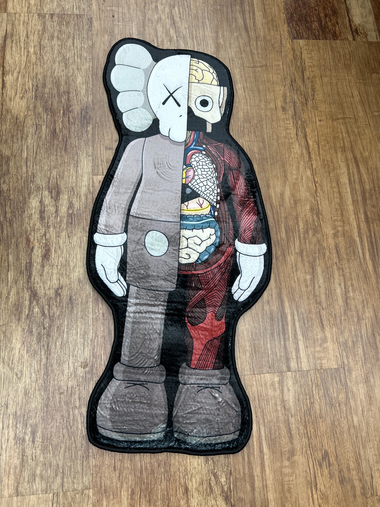Kaws Half Organ Yellow Brain Rug