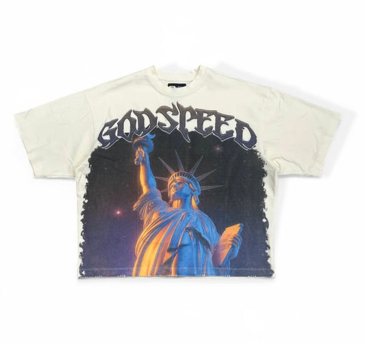 Godspeed Tee Purple City Bone