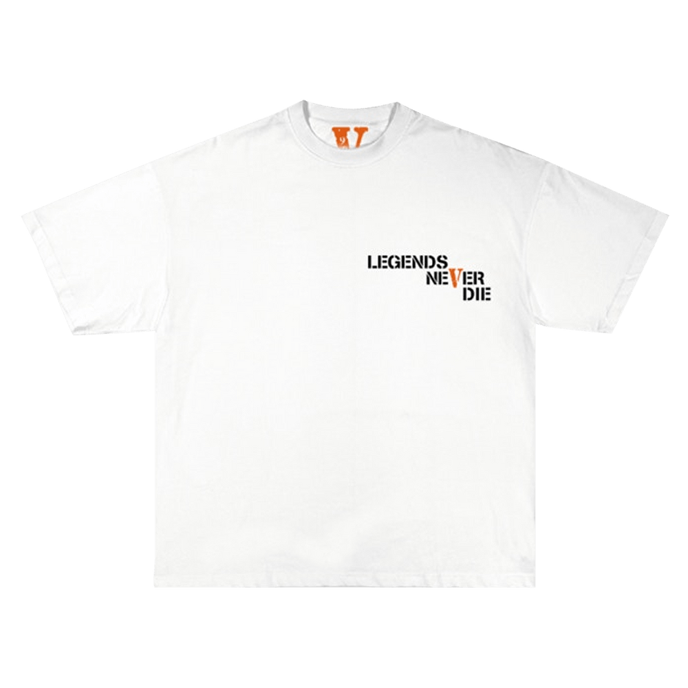 Vlone Legends Never Die “999” White Tee