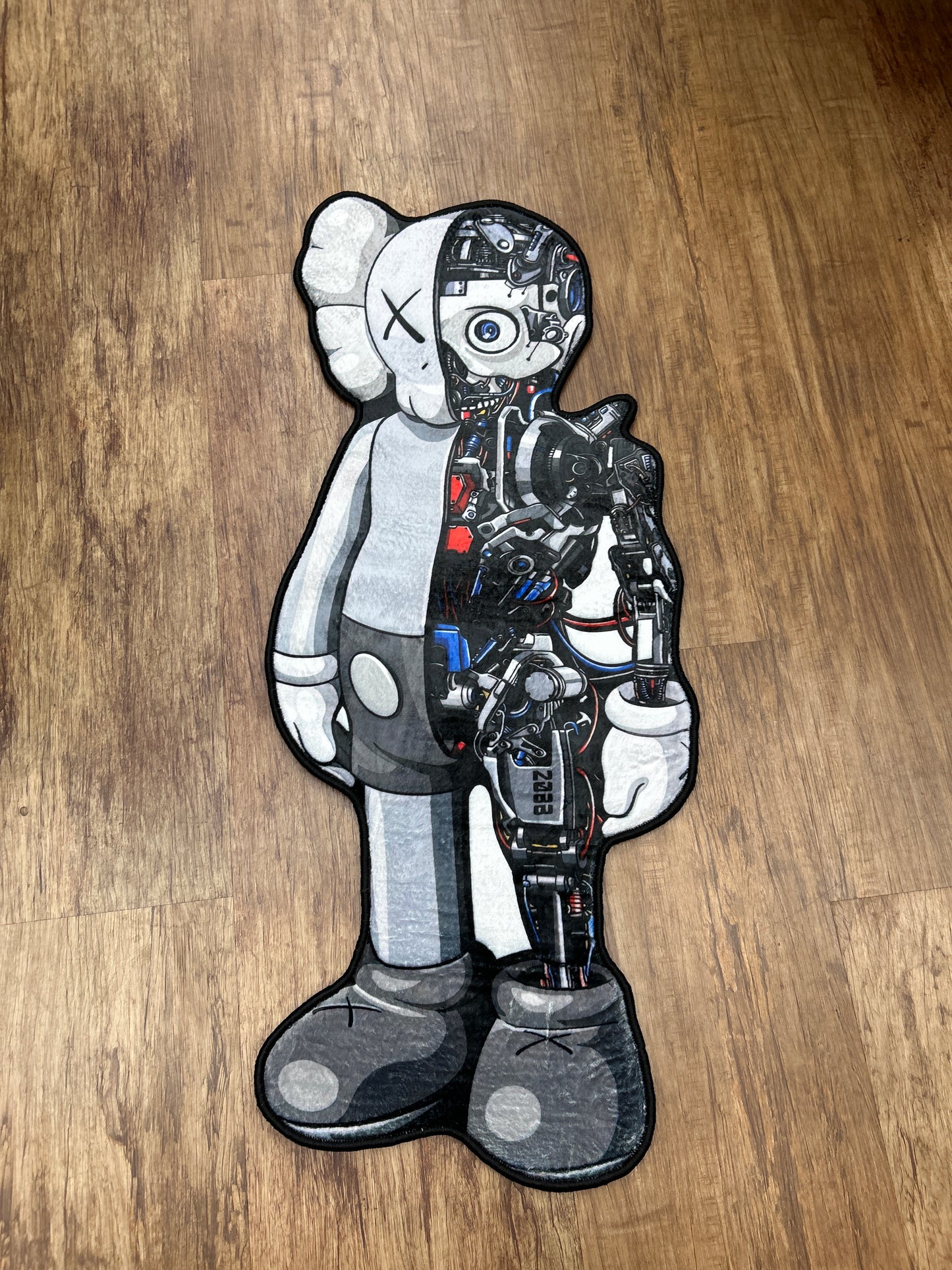 Kaws Half Robot Rug