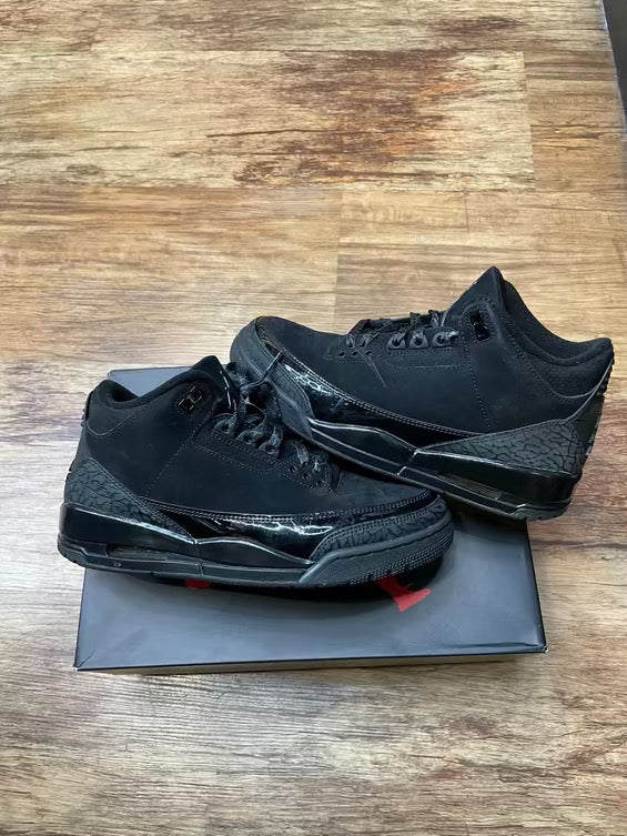 Used Jordan 3 black cat