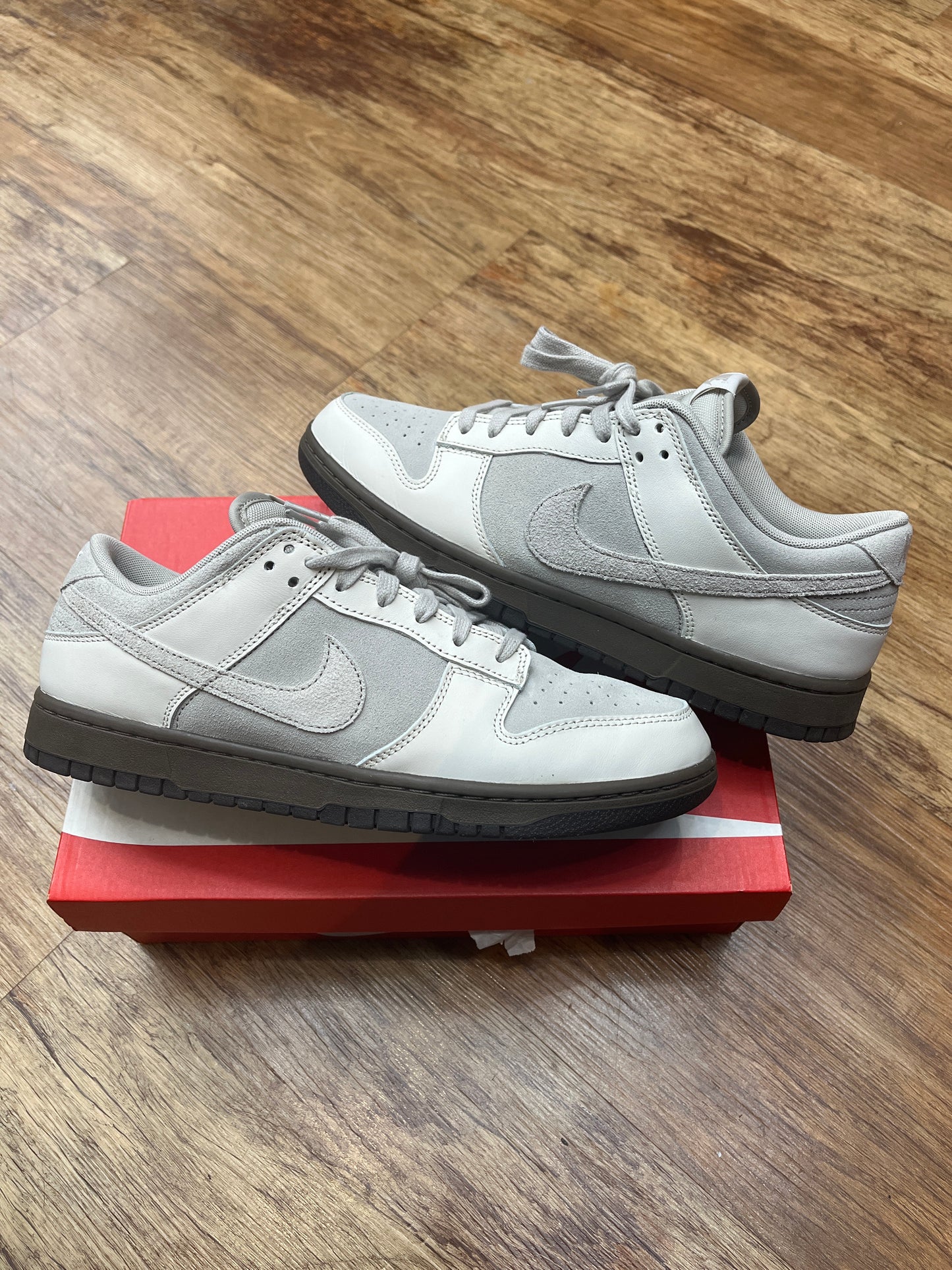 Used dunk low ironstone