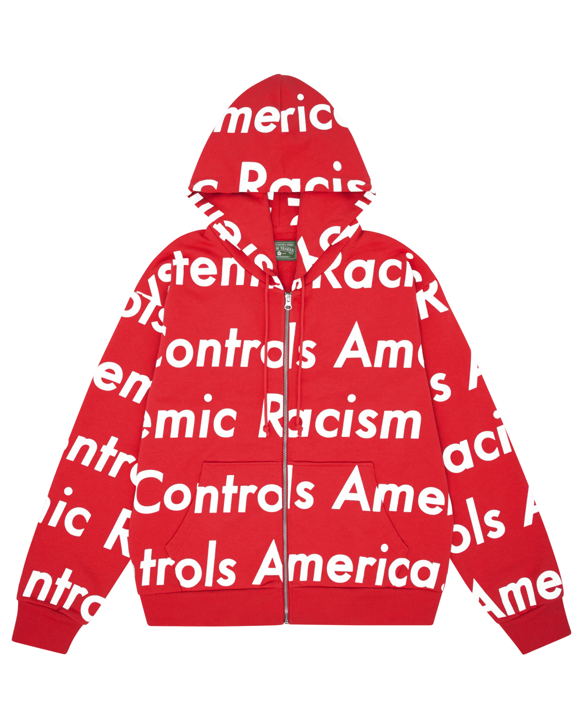 Denim Tears x Arthur Java Systemic Racism Controls American Zip up