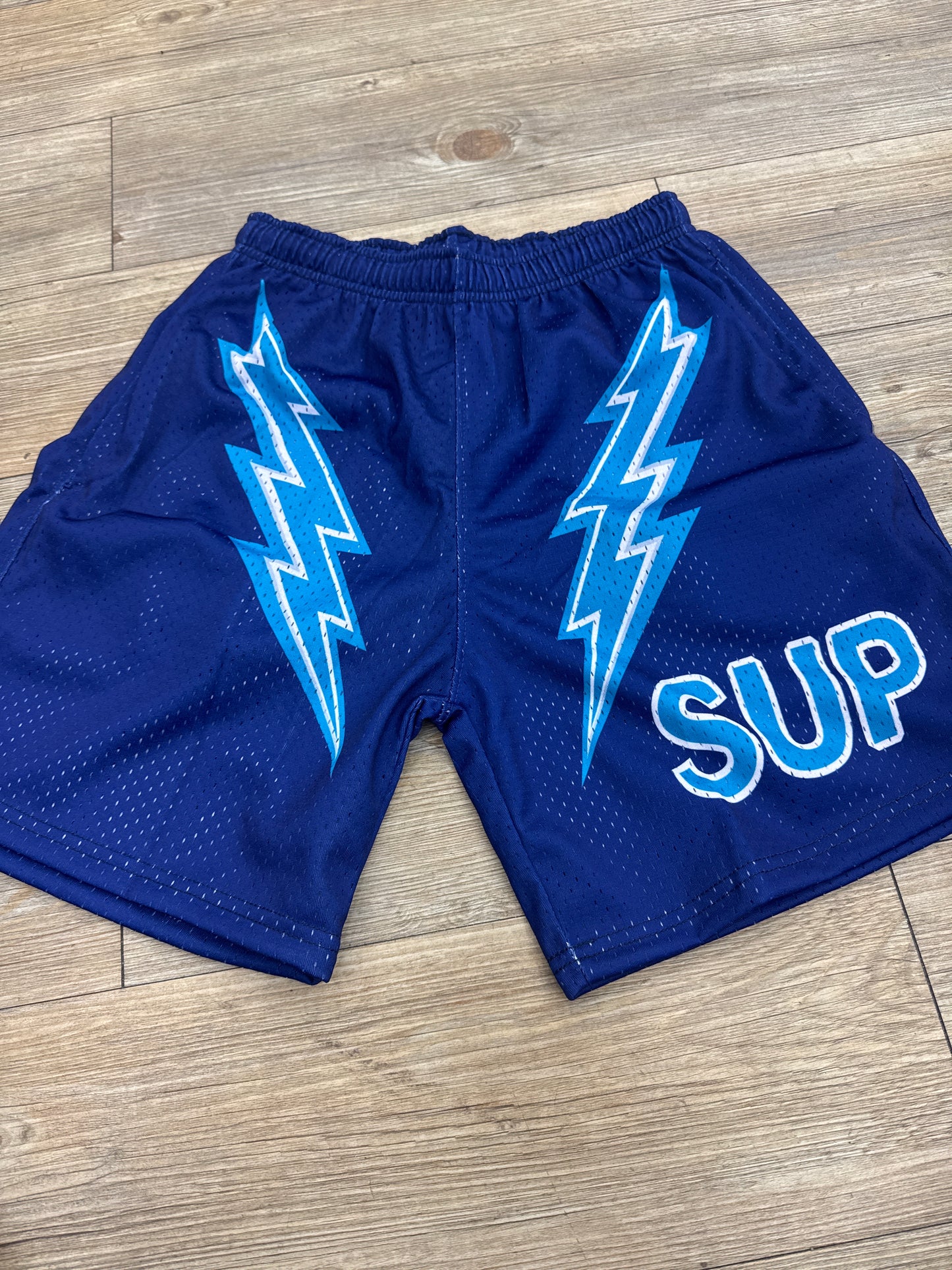 Sup Blue Bolt Shorts