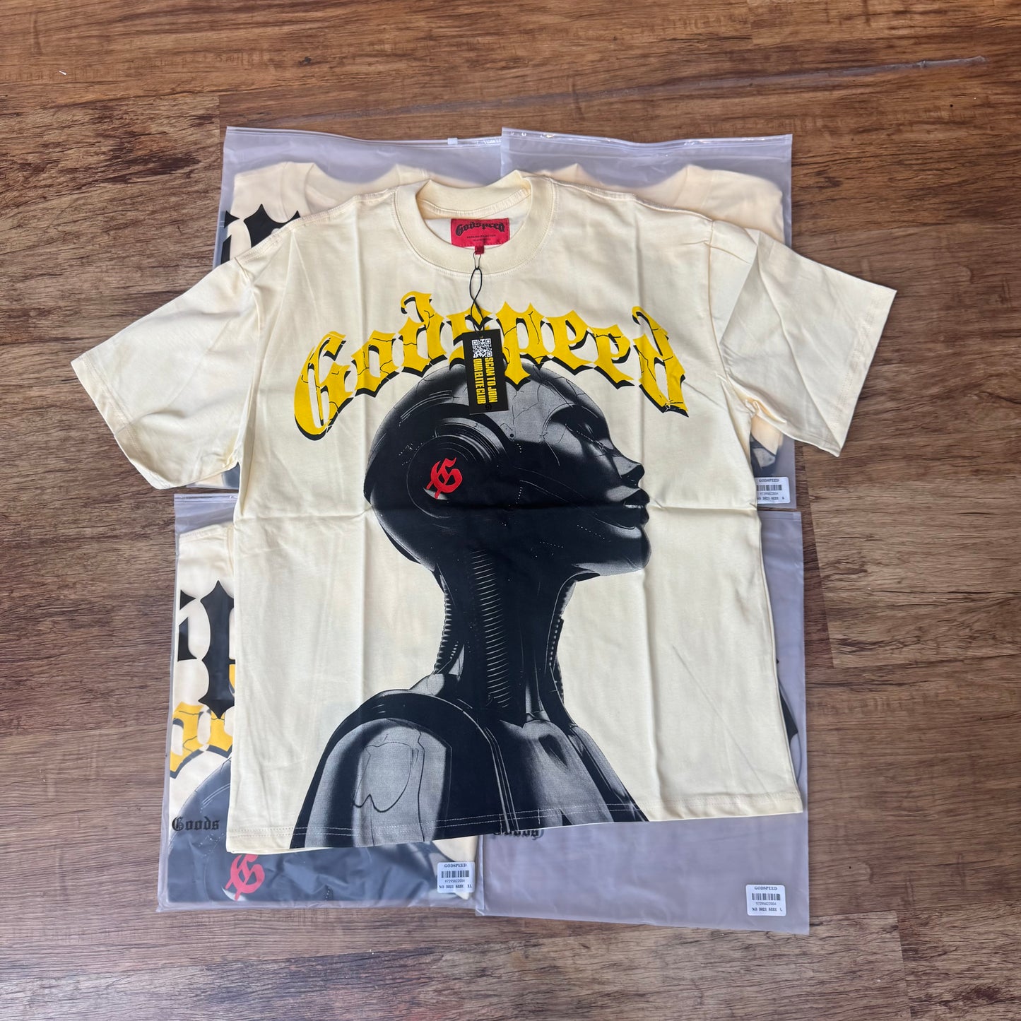 God Speed Cream A.I. Tee