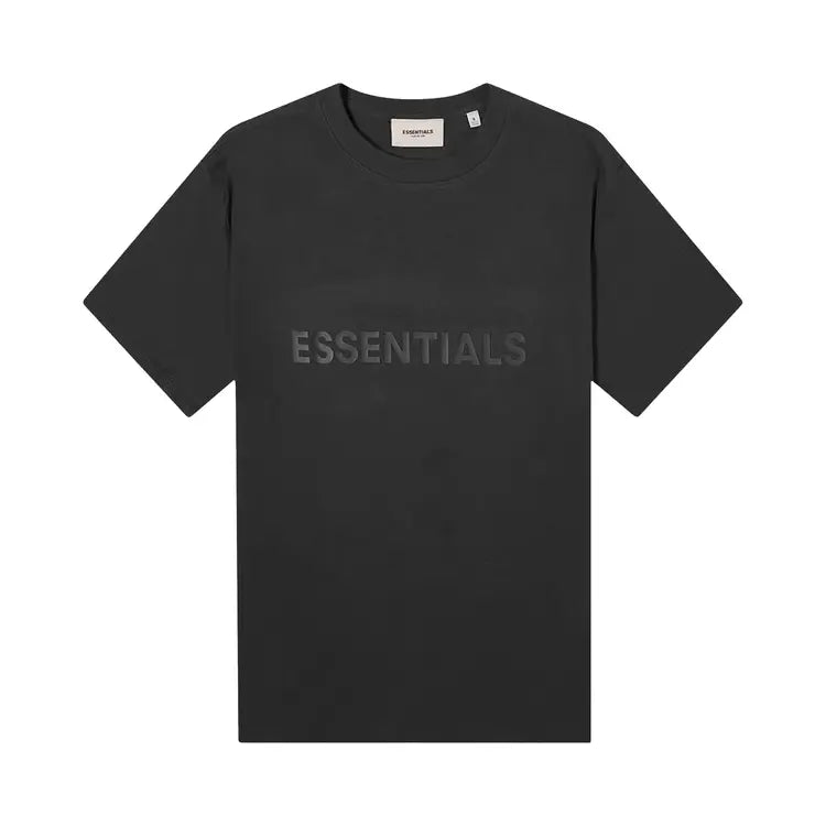 Essential Black Boxy tee