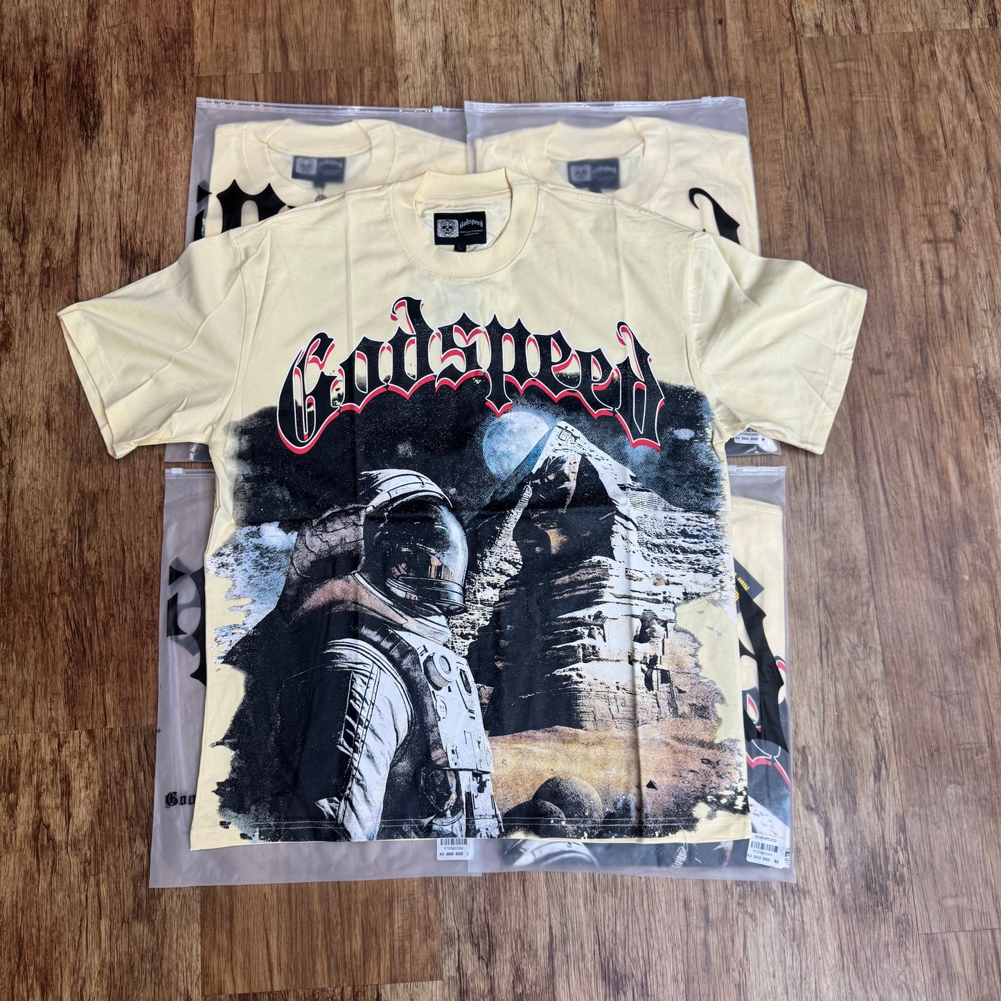 God Speed Cream Astronaut Tee