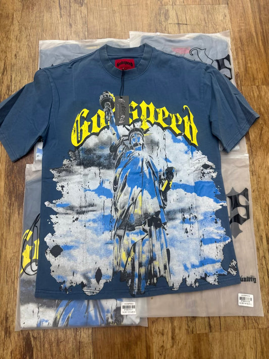 God Speed Statue Of Liberty Tee