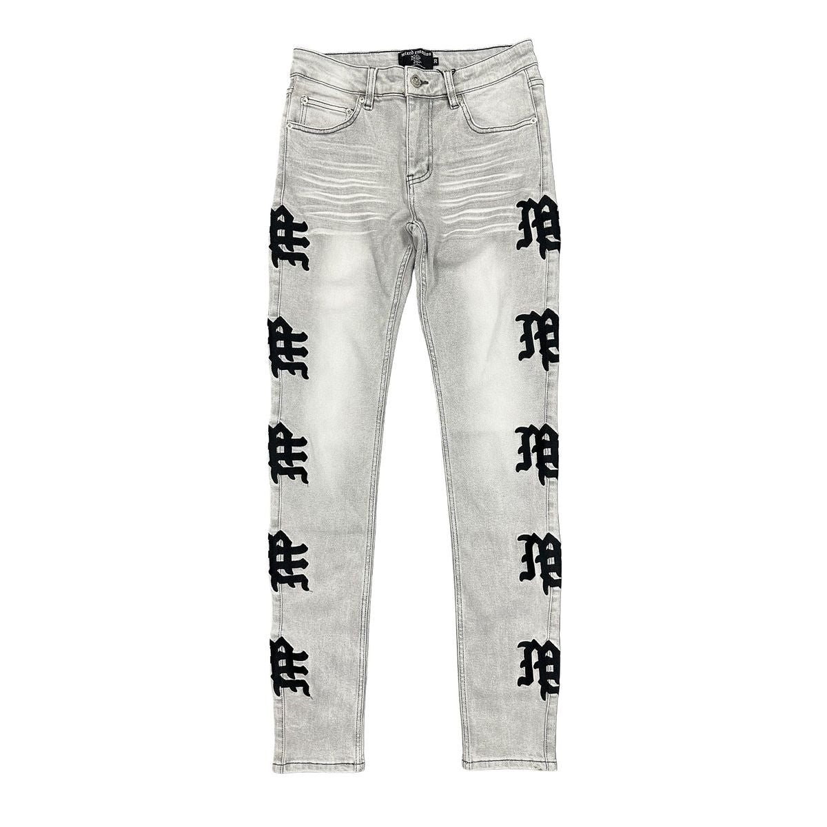 Mixed Emotions Grey Jeans