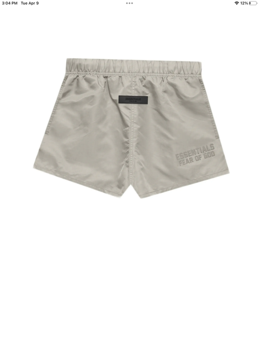 Essentials “Grey nylon” shorts