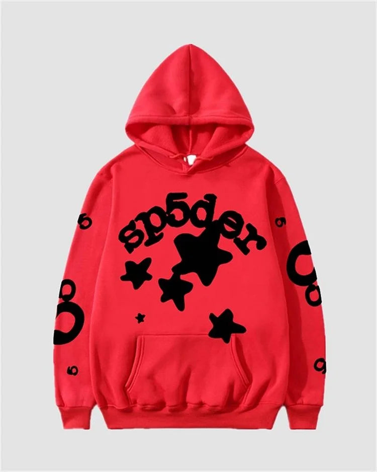 Sp5der Beluga Hoodie “Red”