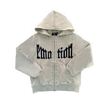 Mixed Emotion Cream Zip Up