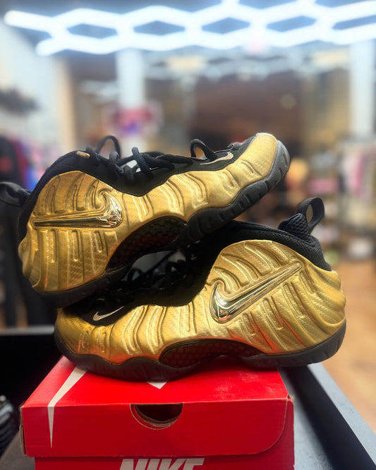 Foamposite “Metallic Gold” used (No Box)