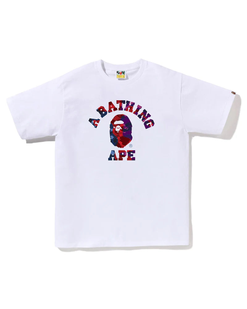 Bape Color Camo Crazy White Tee