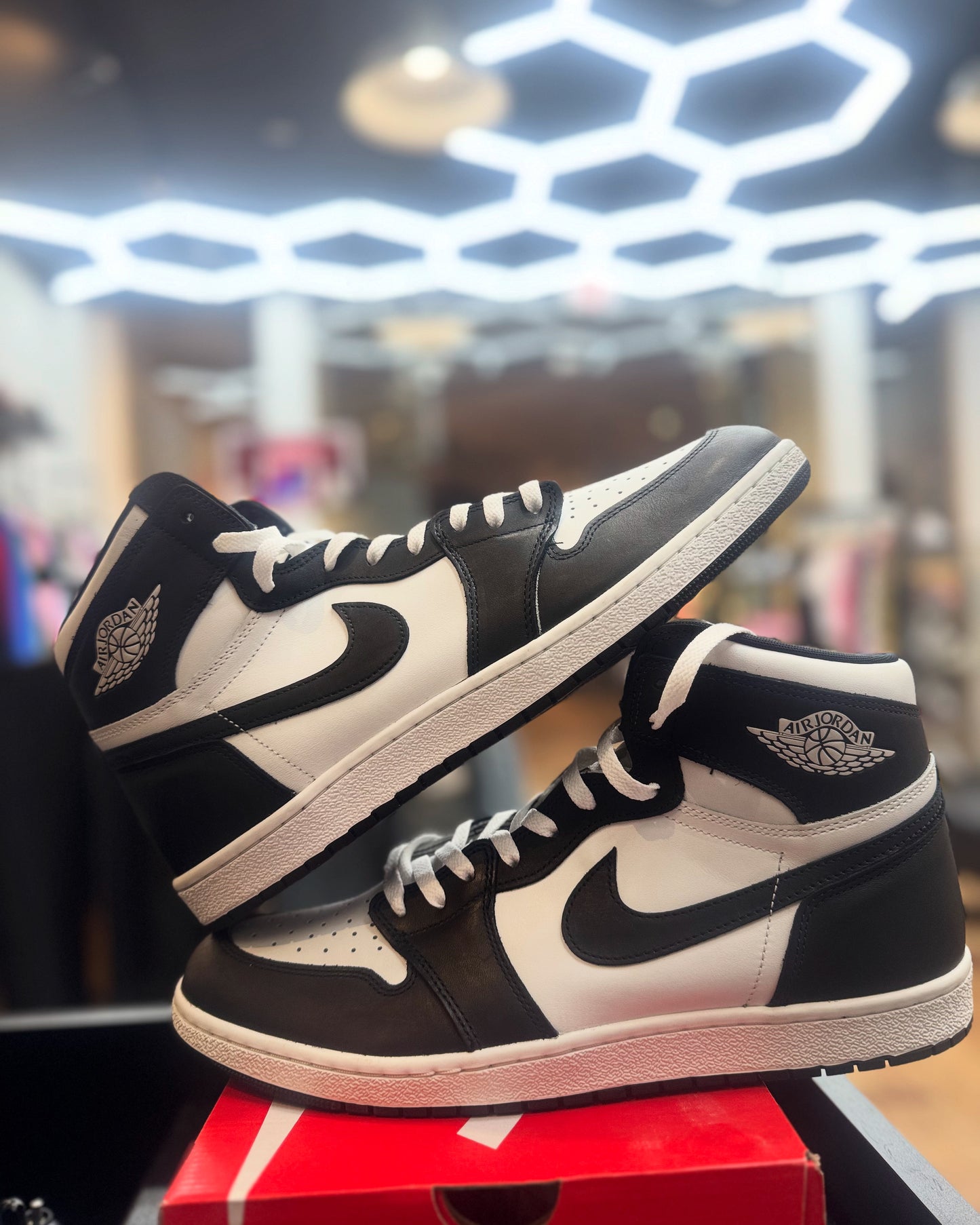 Jordan 1 “Black White” Used(No Box)