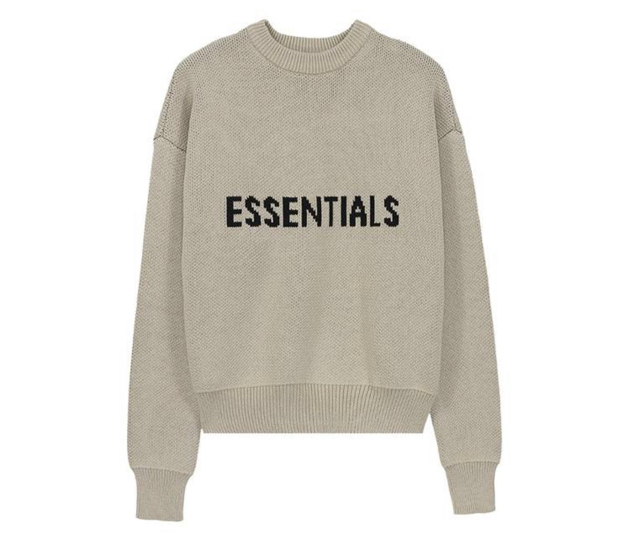 Essentials x SSENSE Exclusive Knit Concrete Sweater