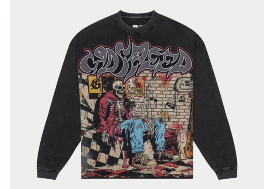 God Speed Black Stoner Long Sleeve