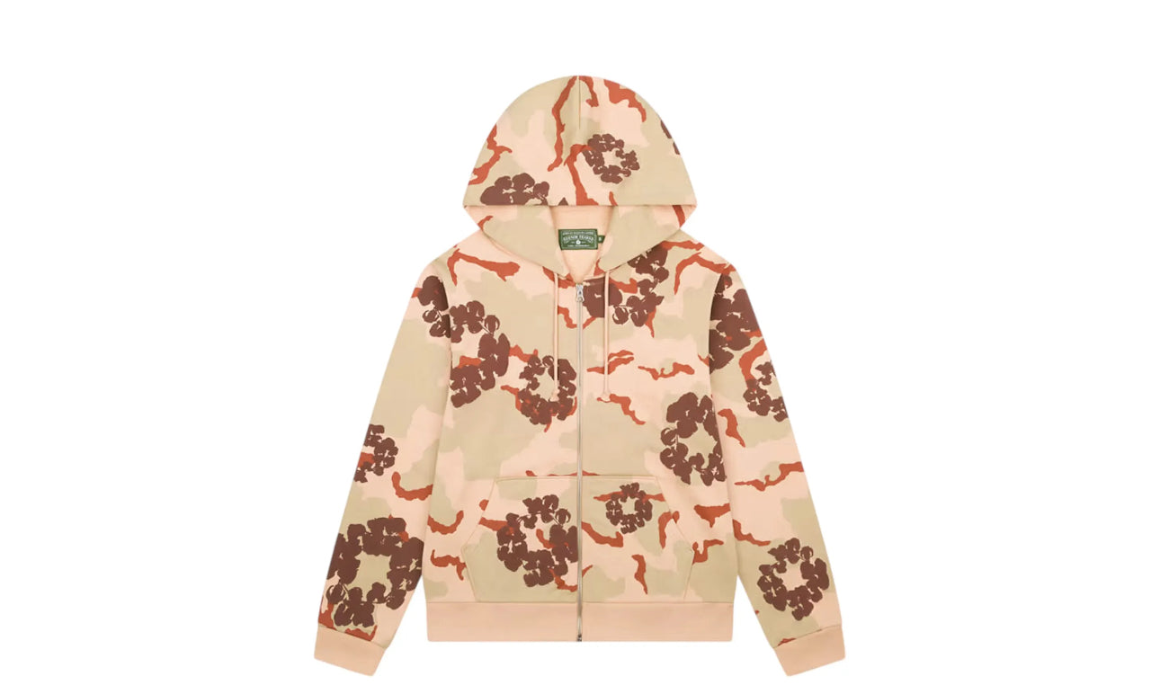 Denim Tears The Cotton Wresth Desert Camo Zip Sweatshirt