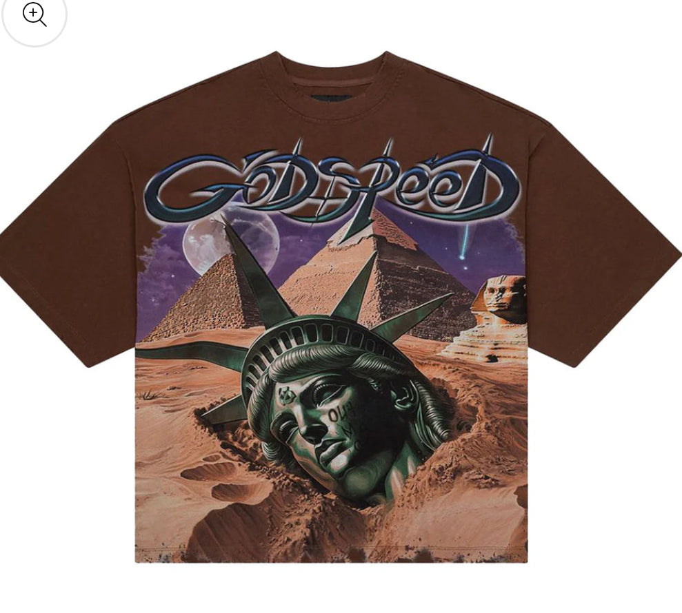 God speed brown mother Cairo tee