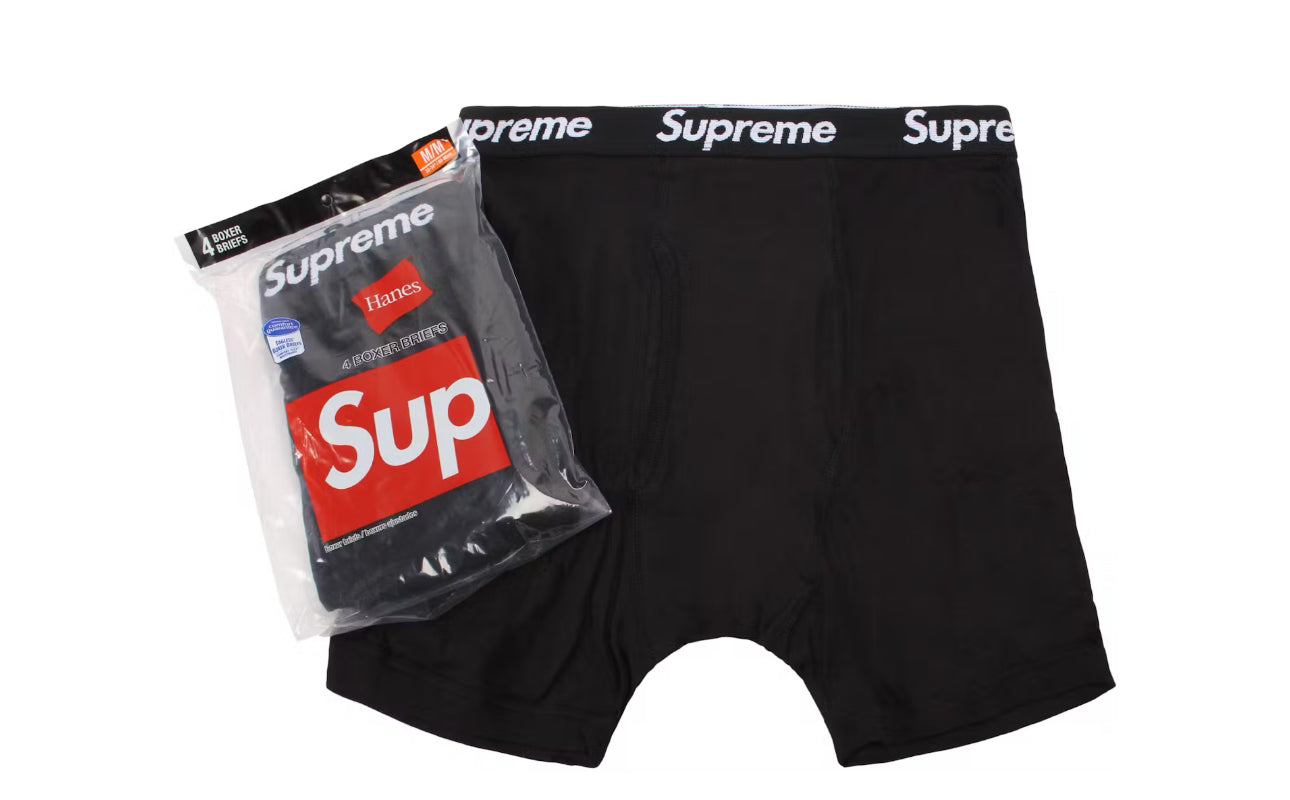 Supreme Black Boxers