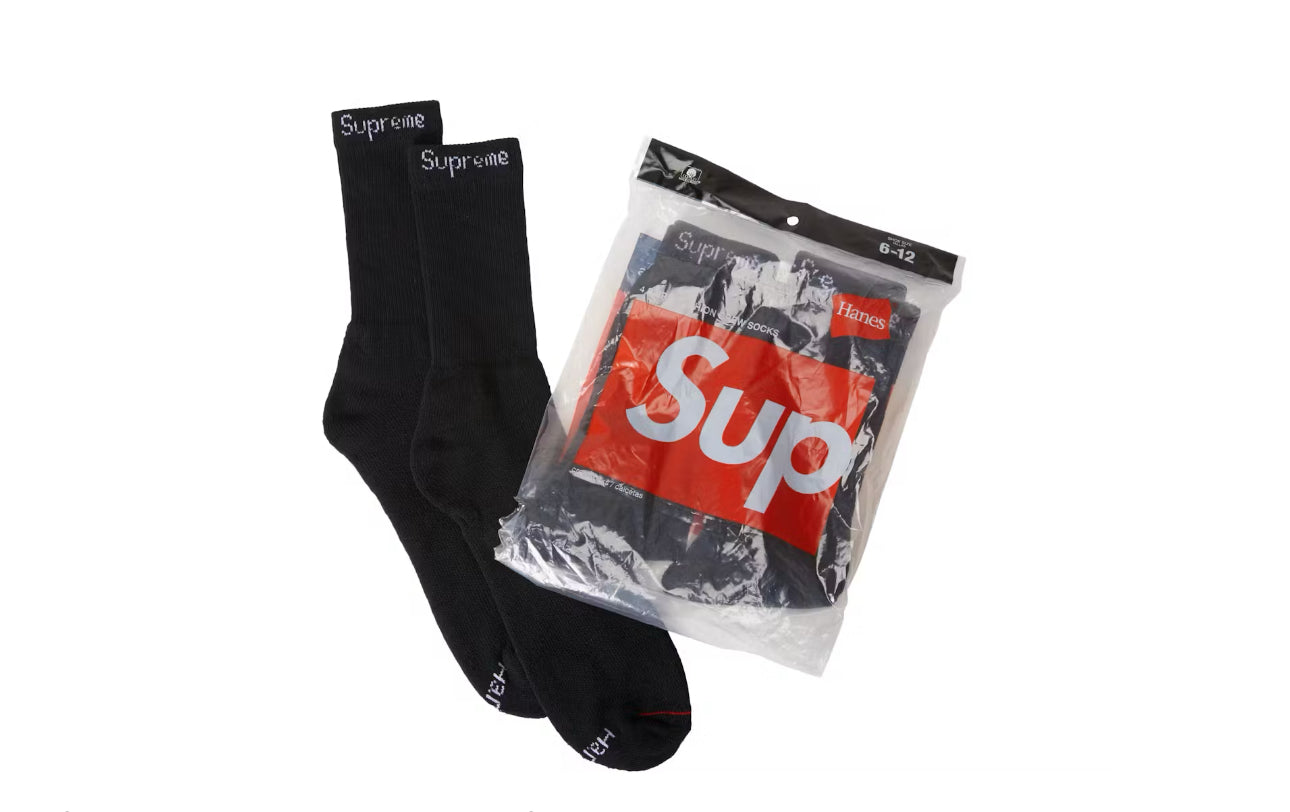 Supreme Black Socks