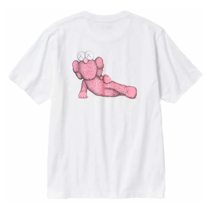 Kaws White Pink Tee