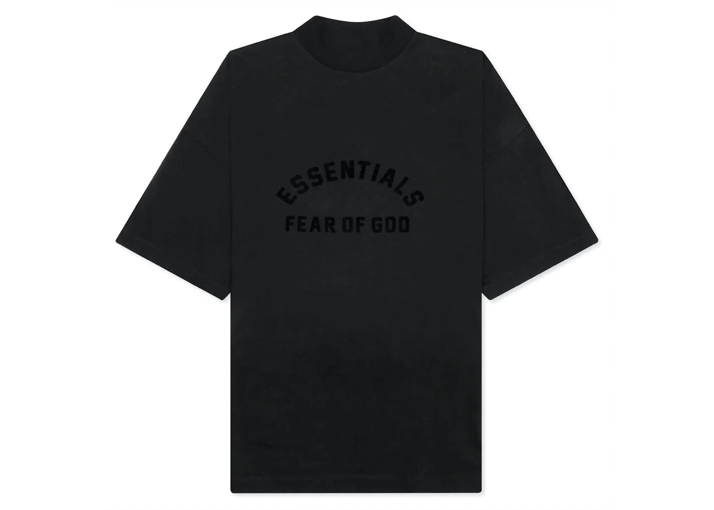 Essentials Arch Logo Jet Black Tee