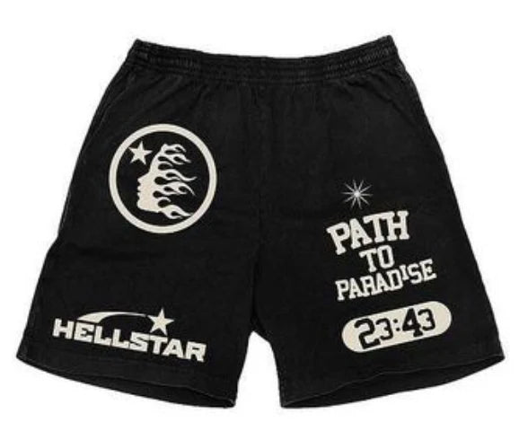 Used Hellstar “Path to Heaven” Shorts