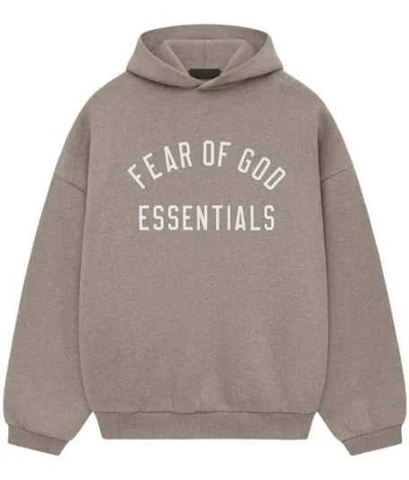 Essentials Heather Gray Fleece Hoodie