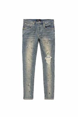 Indigo Spotted Purple Jeans