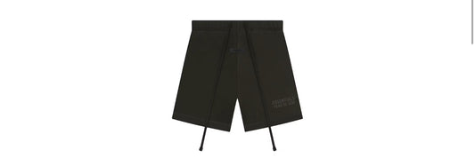 Essentials Off Black Shorts