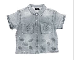 Mixed Emotions Blue Paisley Jacket