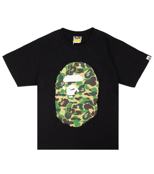 Bape ABC Camo Big Ape Head Tee Black
