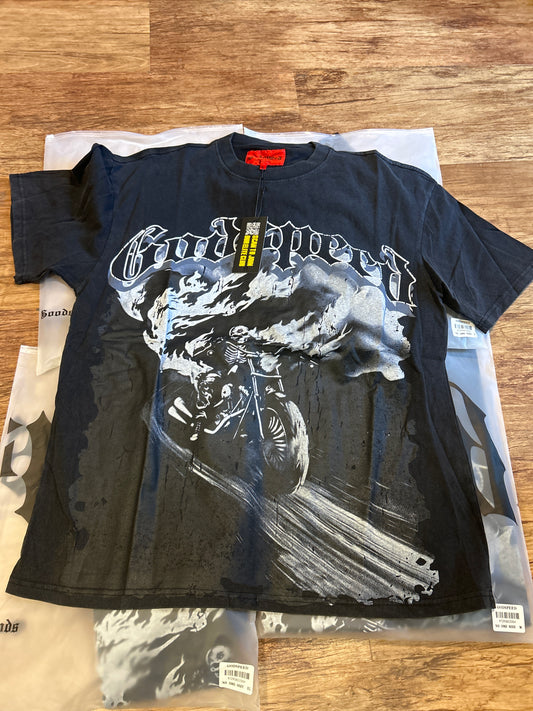 God Speed Black ghost rider tee