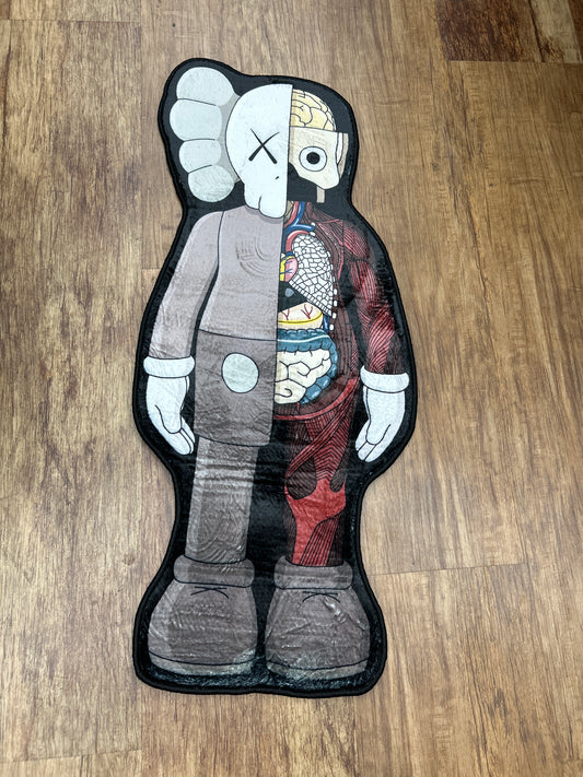 Kaws Half Organ Yellow Brain Rug