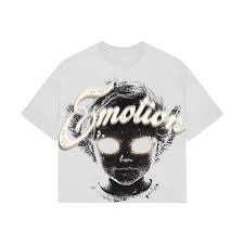 Mixed Emotion Cupid Head White Tee