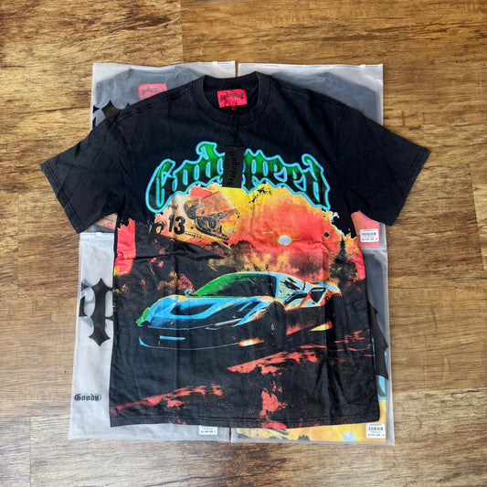 God Speed Black SF90 Tee