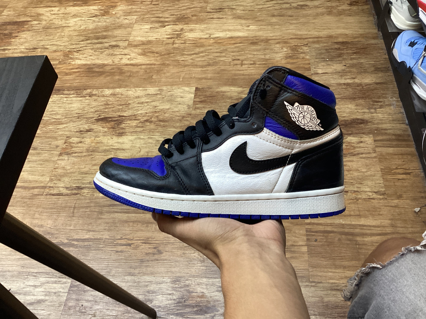 Jordan 1 royal toe used