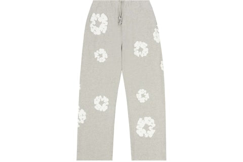 Denim Tears Cotton Wreath Baggy Sweatpants 'Grey'