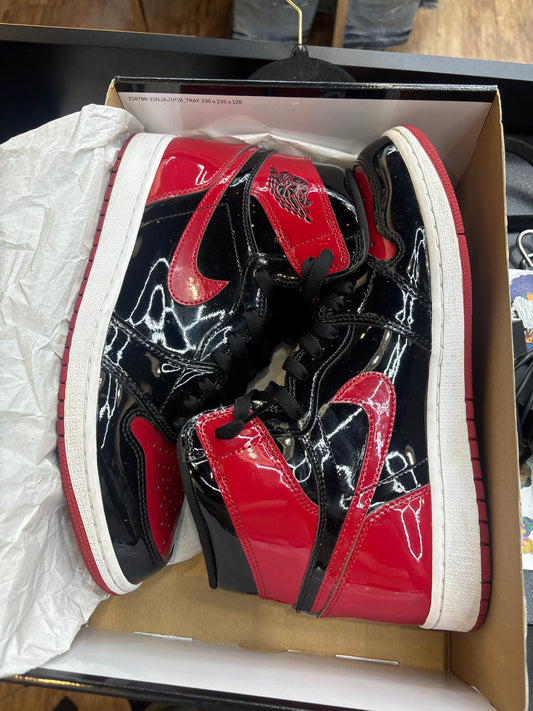 Jordan 1 patent bred (used w box)