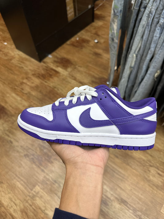 Dunk low court purple used