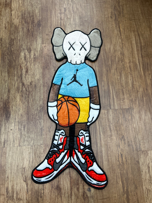 Kaws Standing W Basketball Rug