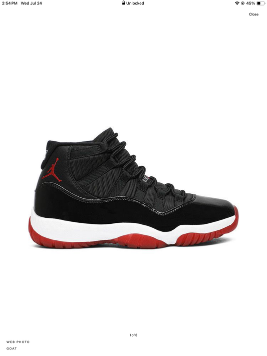 Jordan 11 bred (used)