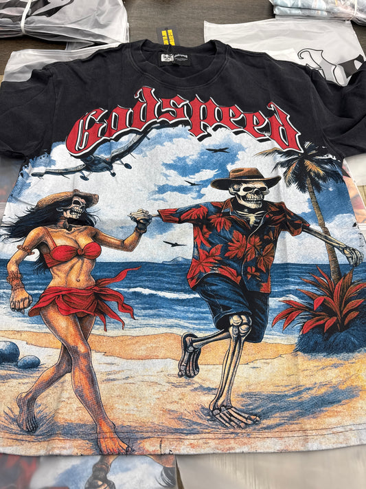 God Speed Black Island Lover Tee