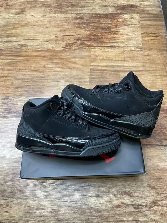 Used Jordan 3 black cat