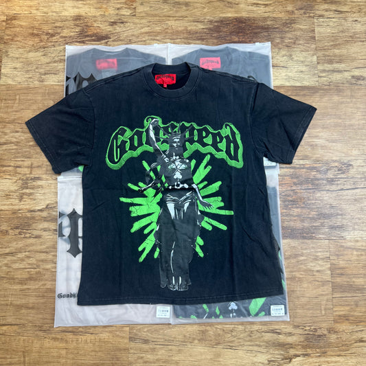 God Speed Black Green Lady Liberty Tee