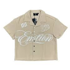 Mixed Emotion Cream Collar Tee